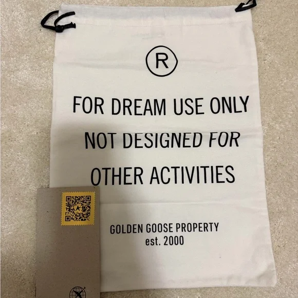 Golden Goose White and Gold Sneakers - Picture 6 of 6